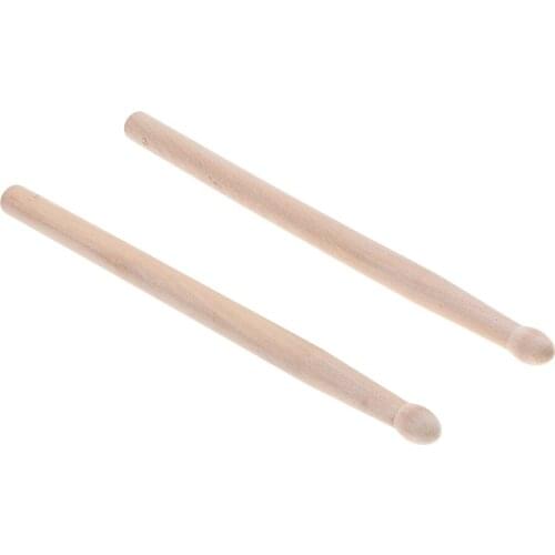 Finest 2pcs Wooden Tupan Waist Drum Drumsticks Precussion Accessory
