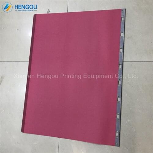 1 Piece red cylinder jackets for offset SM74 PM74 printing machine Transfer Jacket Plus size 750*550*0.35mm washable