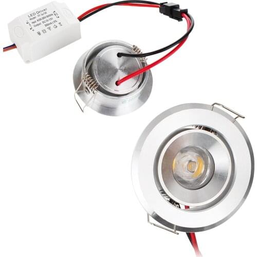 5Pcs/Lot Mini LED Recessed COB Ceiling Light Downlight Bulb 3W 85V-265V High Power Lamps Indoor Lighting Office Shop Decoration