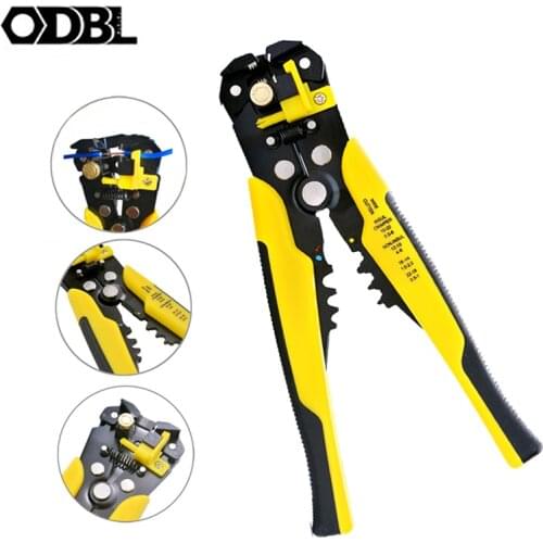 Multi tools pliers Automatic Wire stripper cutter cable capability 0.25-6mm Crimping Stripping Plier Electrical Repair Tools