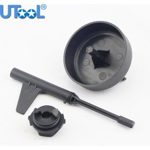 3Pcs Car Transmission Oil Adaptor Tool Set For Mercedes Benz E350 9G Tronic Transmission 725 Auto Oil Drain and Refill Kit