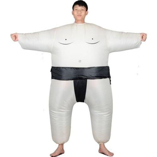 Inflatable Sumo Costume Suits Wrestler Halloween Costume for Adult/Children Fat Man Sumo Party Cosplay Blowup Costume Clothes