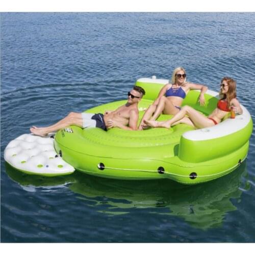 Floating island floating row floating bed floating rest water row swimming leisure