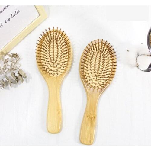 Gift-giving activity rewards bamboo massage comb oval air cushion comb bamboo air bag comb hair care comb anti-static hair comb