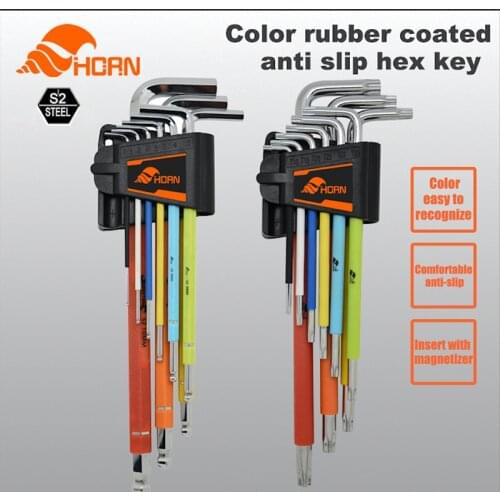 Durable Ball End Hex Wrench Allen Key Hand Tools Metric Allen Nickel Plating Hexagon Keys Hand Tools Kits Accessories