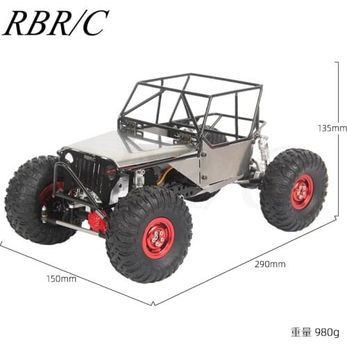 R0001 1/16 Full Metal Pipe Frame 4X4 Off-Road Climbing Remote Control Car Model Frame DIY Upgrade Modification Fitting KIT