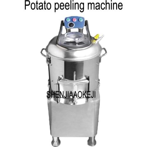 HLB-15 Potato peeling machine Electric potato peeling machine 750W commercial scallop cleaning potato peeler 15L 220v 1pc
