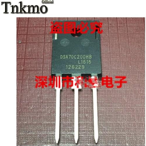 10PCS DSA70C200HB TO-247 DSA70C150HB DSA70C100HB DSA30C150HB DSA30C100H TO247 70A 200V High Voltage Schottky Diode free delivery