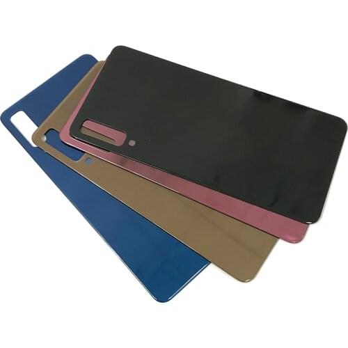 For Samsung Galaxy A7 2018 A750 Battery Back Cover Glass Rear Door Replacement Housing STICKER Adhesive