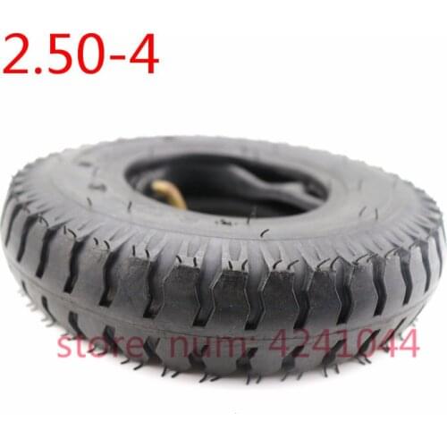 2.50-4" 2.80/2.50-4 Narrow Width Flat Free Hand Truck / Utility Cart Tire 250-4 elderly mobility scooter electric scooter tyre