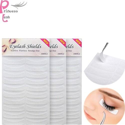 200 pairs/pack false lashes eye pads patches patch non woven paper stickers under eye pads eyelash extension makeup tools