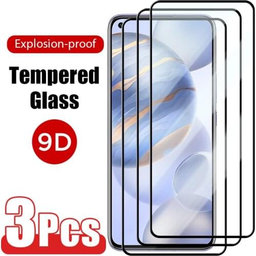 9D 3PCS Tempered Glass For Honor 10 9 Lite 20 Pro 30 20 10 9A Screen Glass For Honor 10i 8X 9 9X 10X 30 20 Lite 20i 30i 9A 9C 8C