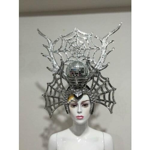 Latin dance Samba accessories Fashion exquisite headdress feathers Delicate dance shows accessories Samba clothing