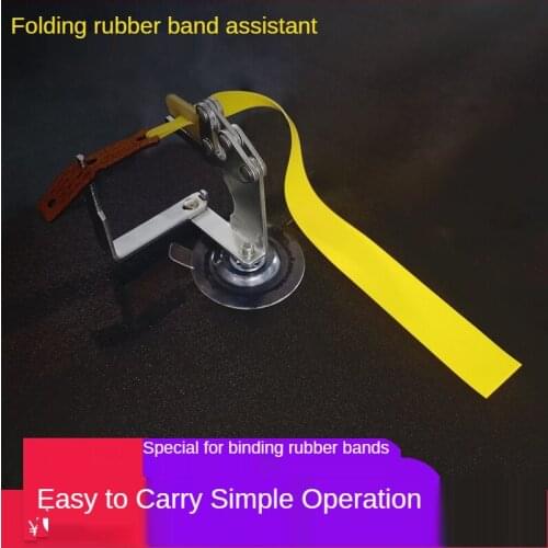 Rubber Band Assistant Mini Banding Device Folding Banding Accessories Professional Slingshot Catapult Tying Rubber Band Tools