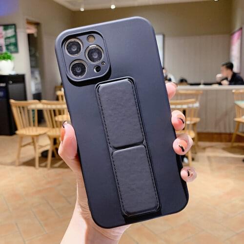 Luxury Wrist Strap Case For iPhone 11 12 Pro Max Mini XS X XR 7 8 11Pro 7Plus 8Plus iPhone7 Shockproof With Stand Holder Covers