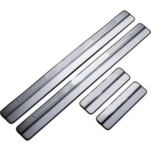 For nissan Qashqai 2007-2015 Stainless Steel Door Sill Scuff Plate Welcome Pedal Threshold Strip Car Styling Accessories 4pcs