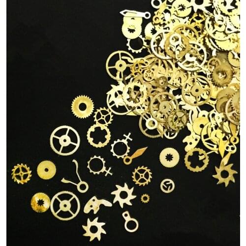 DIY Jewelry Accessories Epoxy Mold Gear Steampunk Filling Gold For UV Resin Epoxy Mold Decoration