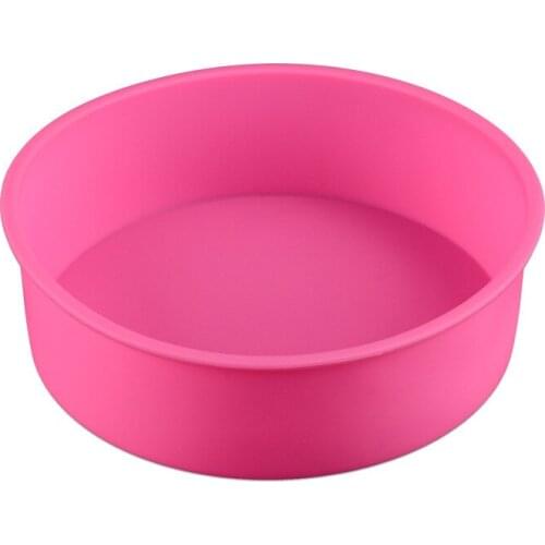 Silica Gel Cake Baking Pan 6 Inch Mould Household Oven Without Diy Tools