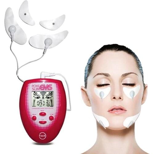 Slimming Tool EMS Tens Facial Lifting Jawline muscle Face Massager electronic pulse Body jaw Massage Muscle stimulator Device