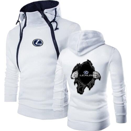 2021 New Autumn Lexus Brand Mens Hooded Sportswear Zipper Coat Fashion Casual Sportswear Loose Running High Qulity Jacket