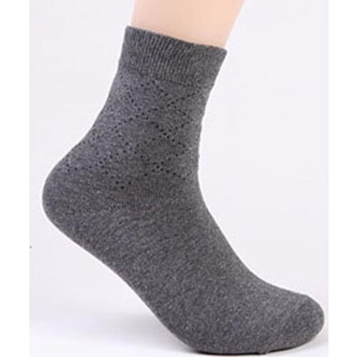 New Men Cutton Sock Male Spring Summer Light Socks Stripe Soft Short Solid Sock Wholesale Male Socks F0255