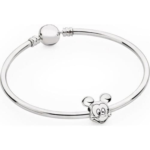 NEW 100% 925 Sterling Silver Classic Cartoon Fairy Tale Bracelet Set Original Jewelry Charming Elegant Women Gift B800467