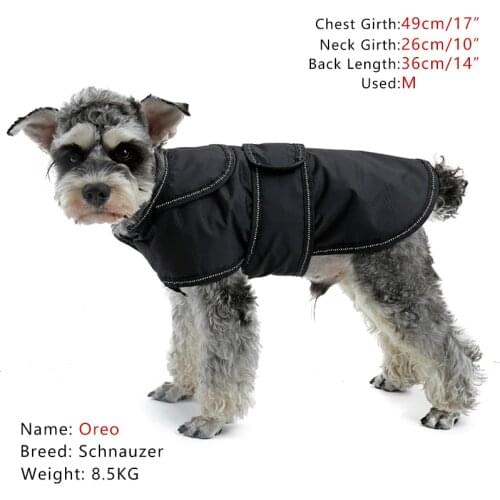 Dog Clothes 4 Seasons Size S-3XL Available Water-proof Jacket With Reflective slip Warm Winter Outfit Vest For Cat Pet Product