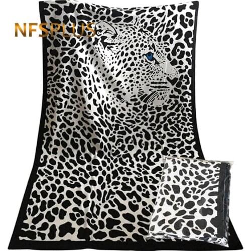 Microfiber Beach Towel Oversized 80x180cm 70x140cm Black Leopard Print Quick Dry Absorbent Travel Sports Bath Towel for Adults