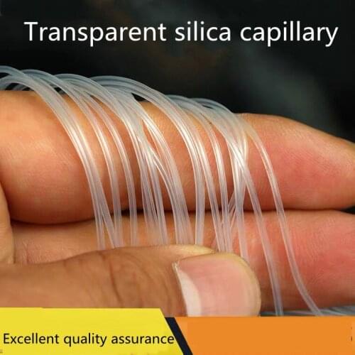 10m Transparent Silicone Hose Food Grade Capillary Transparent Hose 0.5mm/1/2/3 Thin Silicone Hose Silica Gel Tools Hand Tool