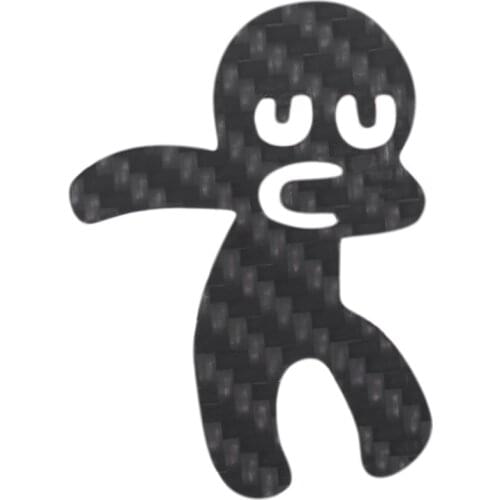 For Car and Motorcycle Christmas Decoration Scratch-Resistant Carbon Fiber Sticker Villain Sticker