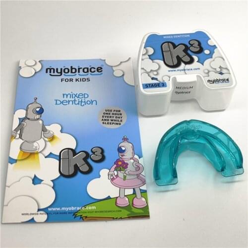MRC Trainer K3 Ages 5-10 Open Bite K3 Teeth Trainer Alignment And Retention Dental Myobrace K3 Orthodontic Trainer Appliance