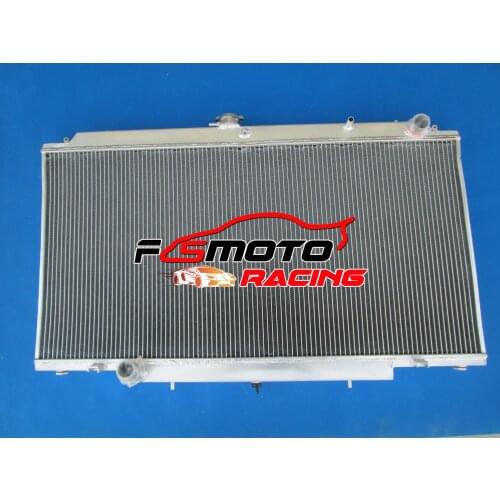 2 ROW Aluminum Radiator for NISSAN GU PATROL Y61 2.8/3.0 TDMT MANUAL 1997-2001 97 98 99 00 01