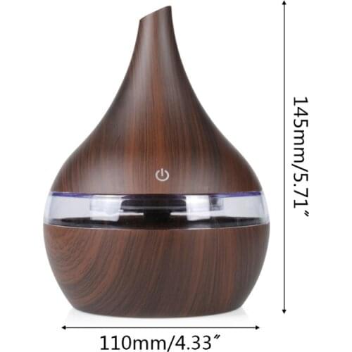 300ml Mini USB Air Humidifier Essential Oil Aroma Diffuser Mute Air Purifier L69D