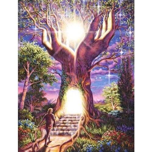 Full Square Round 5D DIY Diamond Painting Tree of Life Diamond Embroidery Mosaic Cross Stitch Kits Art Home Decor Gift