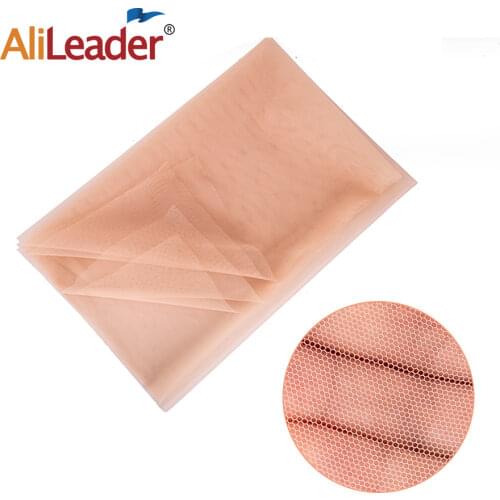 Alileader Cheap Lace Net Transparent Hd Lace Net For Wig Making Lace Front Wig Caps Hairnets 1/4,1/2 Hd Swiss Lace Net Closure