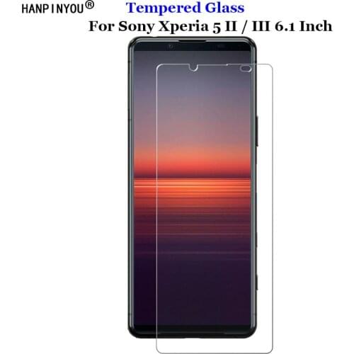 For Sony Xperia 5 II III 6.1" Tempered Glass 9H 2.5D Premium Screen Protector Protecion Film