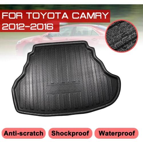 For Toyota Camry 2012 2013 2014 2015 2016 Car Floor Mat Carpet Rear Trunk Anti-mud Cover