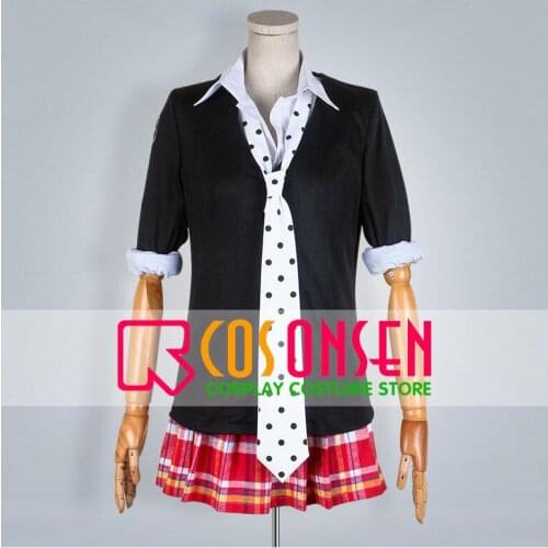 COSPLAYONSEN Dangan Ronpa Mukuro Ikusaba Cosplay Costume All Sizes Custom Made