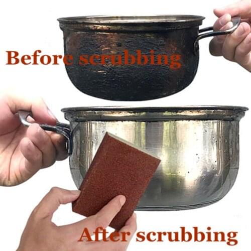 Magic Sponge Eraser Removing Rust Emery Melamine Sponge Kitchen Gadget Pot Dish Clean Home Kitchen Descaling Cleaning Pads 7z