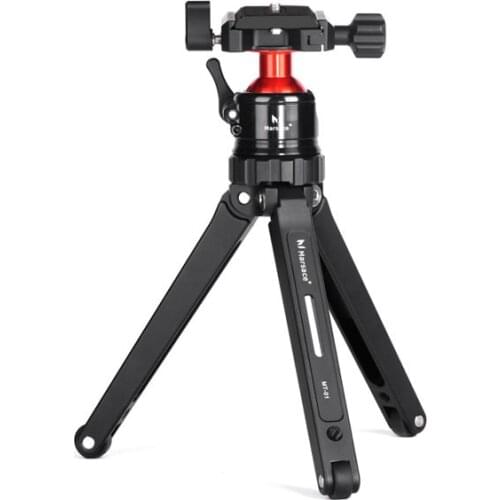 Marsace MT-01 Portable Foldable Ultra Aluminum alloy Tripod Compact Desktop Macro Mini Tripod Kit with Ball Head for Canon Nikon