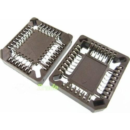 50PCS PLCC32-SMD IC Socket , PLCC32 Socket adapter , 32 Pin PLCC Converter