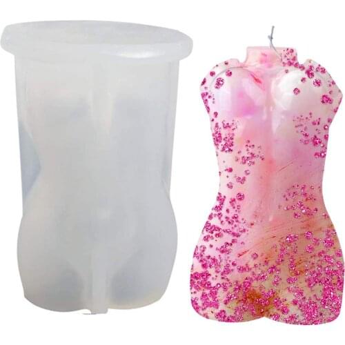 Resin Body Molds Silicone Candle Mold 3D Female Goddess Mold Epoxy Human Casting Mould for Resin Craft Candle Soap Making
