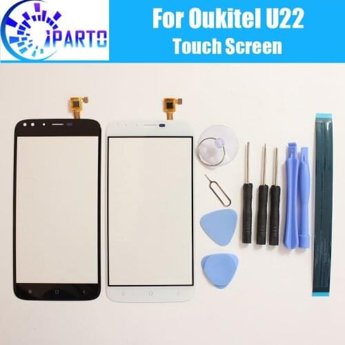 Oukitel U22 Touch Screen Glass 100% Guarantee Original Digitizer Glass Panel Touch Replacement For Oukitel U22+Gifts