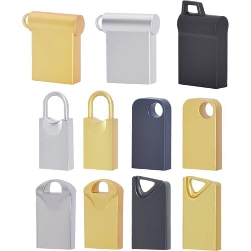 Memory Stick 4GB 8GB 16GB 32GB 64GB pen drive Key Ring U Disk Flash metal Usb Gifts Creative usb flash drive with gift chain