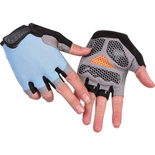 Cycling Gloves MTB Bike Glove Anti Slip Breathable Outdoor Half Finger Sports Gloves Short Sports Gloves For Cycling Accessory