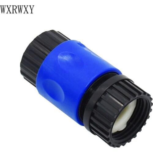 Wxrwxy Irrigation female 3/4 quick connector 2-way 3/4 connection faucet adapter European thread to the American thread 2 set