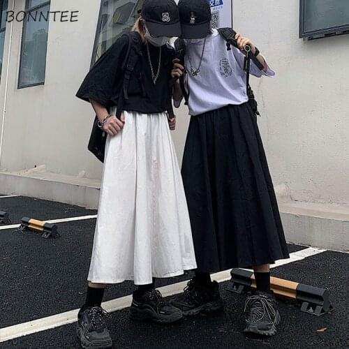 Skirts Women Streetwear High Waisted Korean Style Fashion Loose Students Ulzzang All-match Female A-line Mujer Hipster Popular
