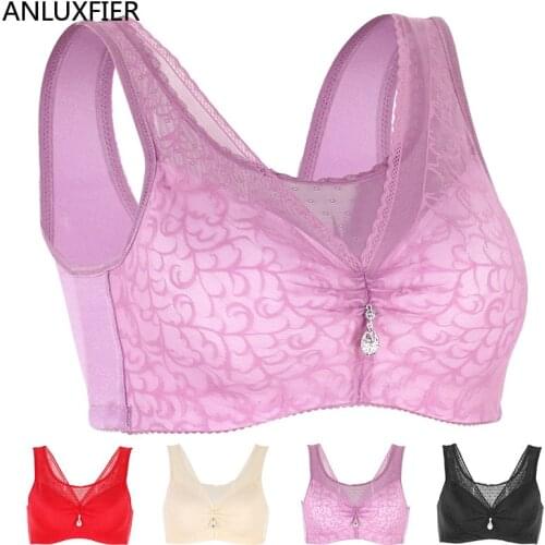 X9007 Lady Bras Underwear Womens Vest Type Breast Implant Bra Postoperative Silicone Lace Comfortable Without Steel Ring