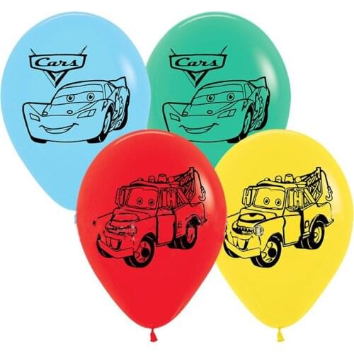 10/20Pcs McQueen Car Theme 12 inch Latex Balloon Birthday Party Decorations Baby Shower Supplies Childrens Toys Ball