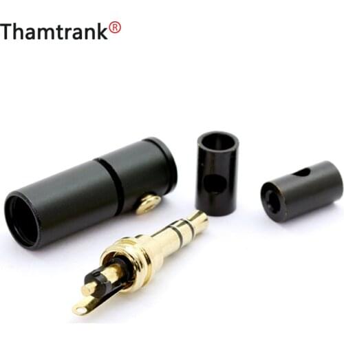 10pcs Jack 3.5mm 3 Pole Stereo Male Jack 3.5 Audio Plug Connector DIY Solder Adapter for Shure 2mm 4mm 6mm Cable